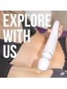 SATISFYER Wander Women Massaggiatore Vibratore Bianco 1un Unisex