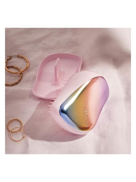 Tangle Teezer Styler compatto cromato opaco perlescente Spazzola per capelli professionale donna