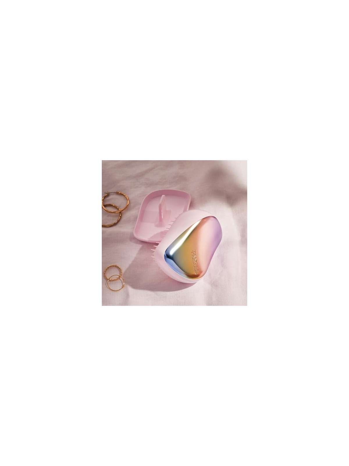 Tangle Teezer Styler compatto cromato opaco perlescente Spazzola per capelli professionale donna