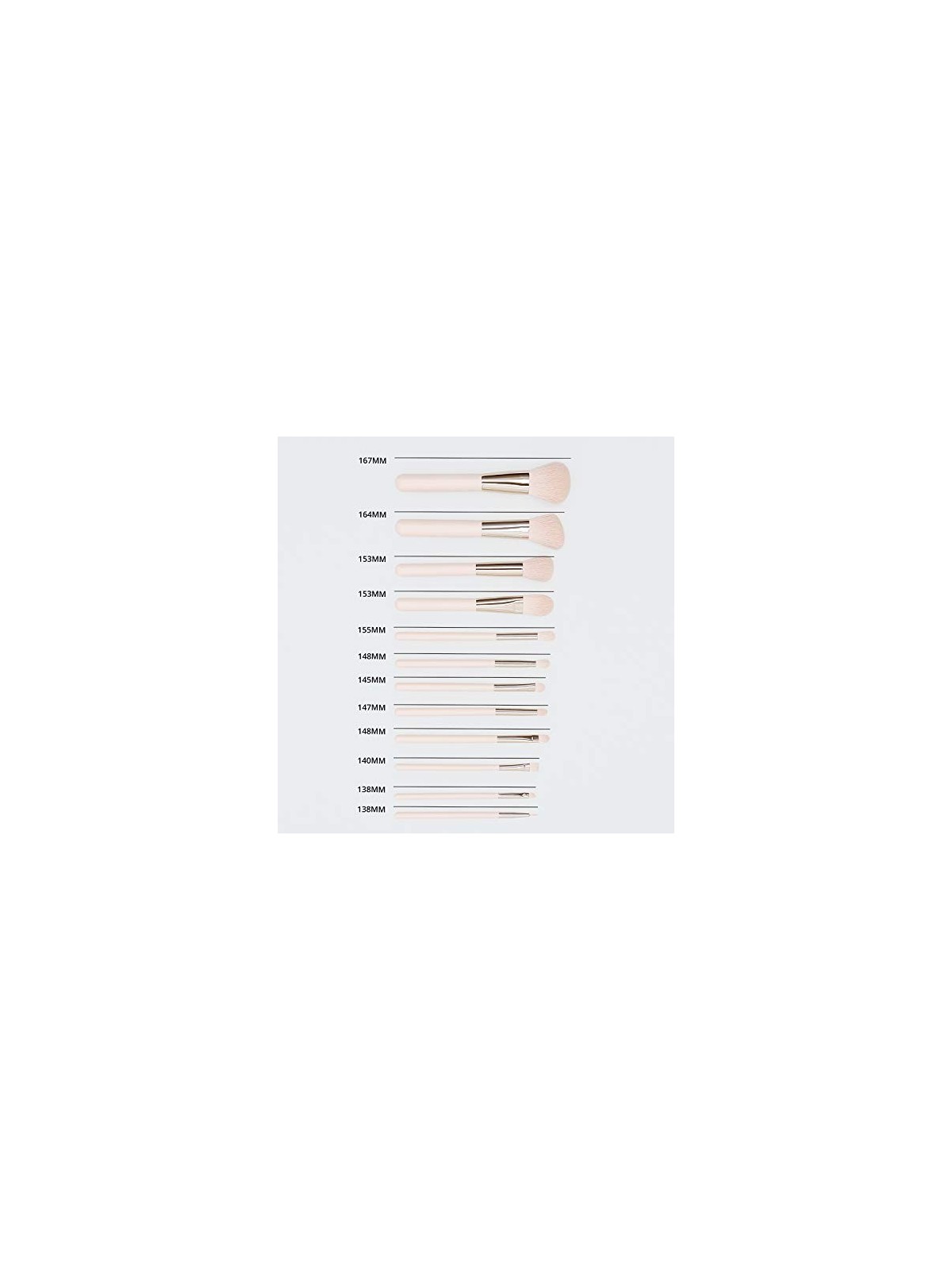 Set Pennelli Trucco Rosa 12 pz