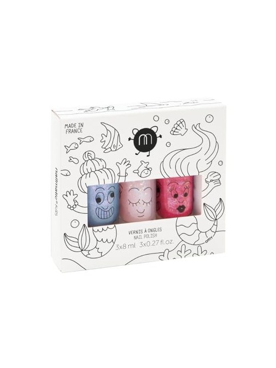 Set smalti Kids Party B Cookie 8ml Bella 8ml Elliot 8ml