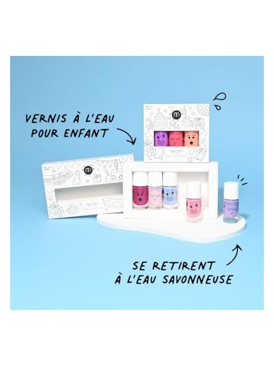 Set smalti Kids Party B Cookie 8ml Bella 8ml Elliot 8ml