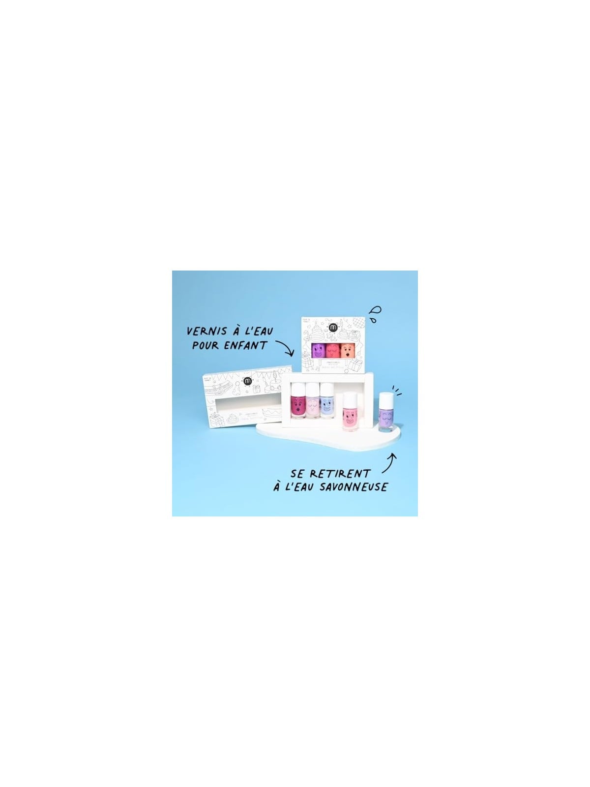 Set smalti Kids Party B Cookie 8ml Bella 8ml Elliot 8ml