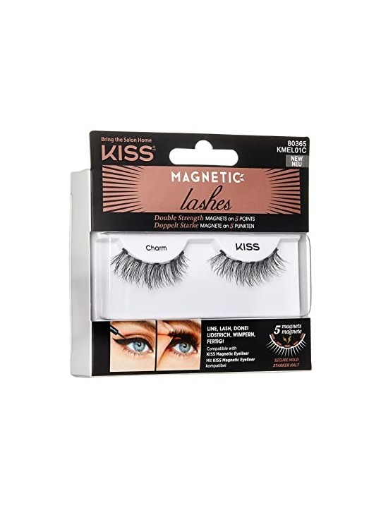 Ciglia Magnetiche Kiss My Face Double Strength - Alghe Magnetiche 01 Charm