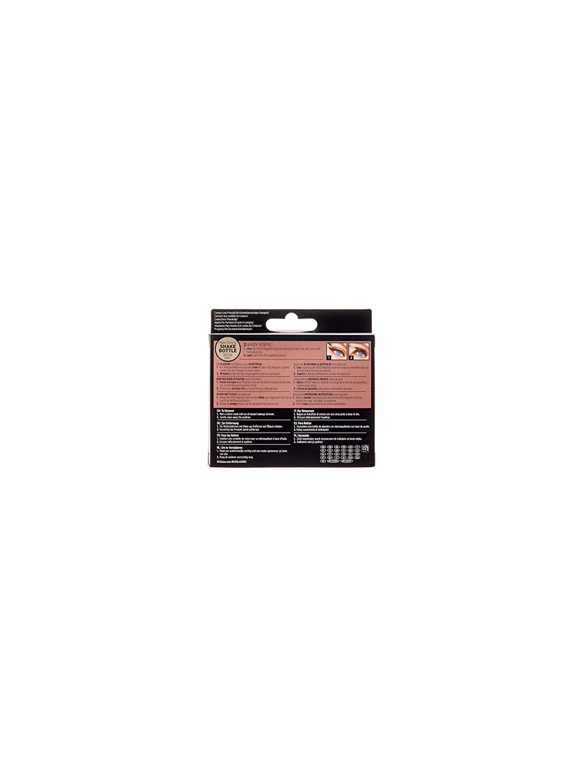 Ciglia Magnetiche Kiss My Face Double Strength - Alghe Magnetiche 01 Charm