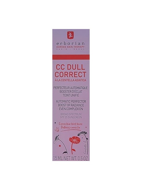 Erborian CC Dull Correct Sunscreen SPF25 15ml Broad Spectrum
