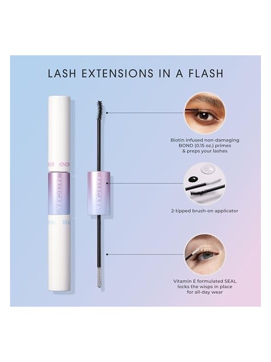 Kiss My Face Falscara Eyelash Bond Seal Colla bifasica 9 g donna