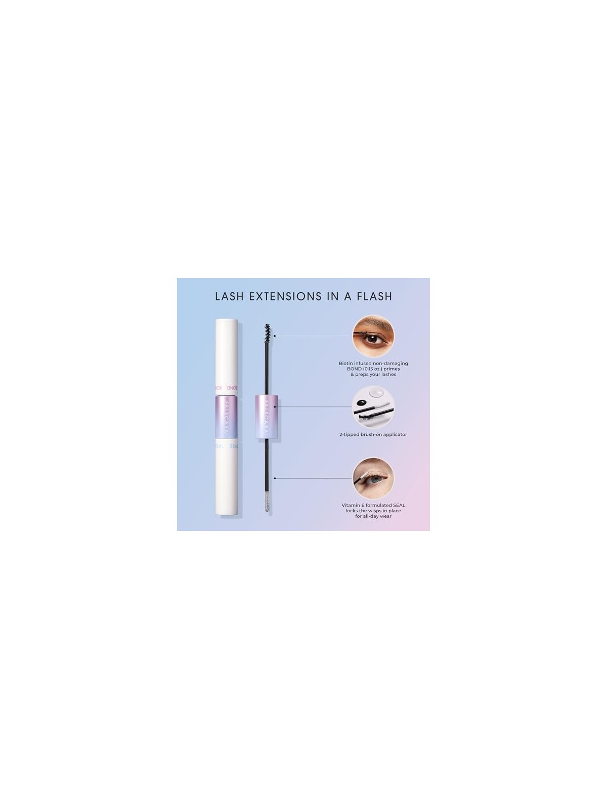 Kiss My Face Falscara Eyelash Bond Seal Colla bifasica 9 g donna