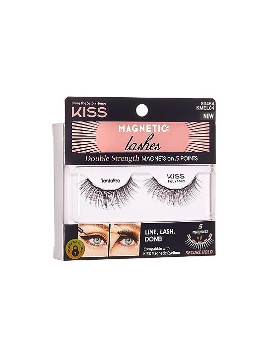 Ciglia Magnetiche Kiss My Face Double Strength - Alghe Magnetiche 04 Tantalize