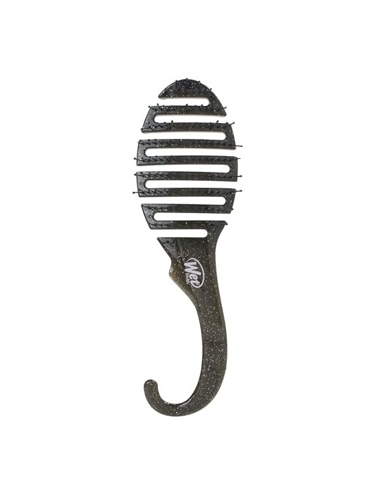 Wet Brush Shower Detangler Glitter Black