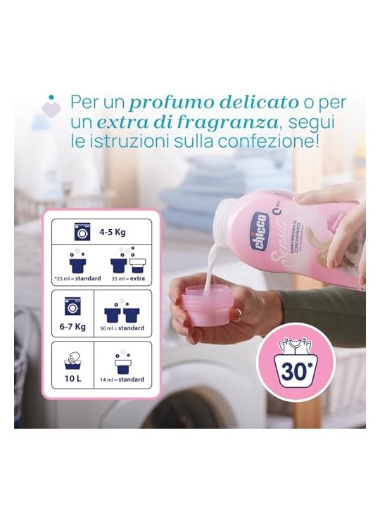 CHICCO Liquido per ammorbidire e risciacquare gli indumenti dei bambini 0m Fiori Delicati 750ml