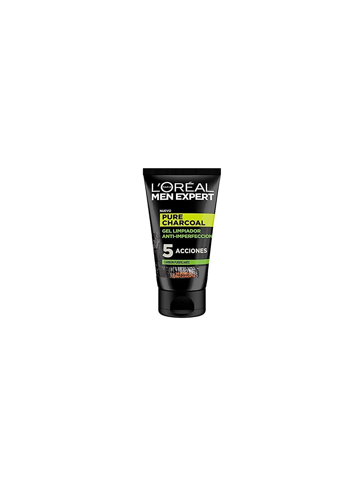 Gel detergente purificante al carbone puro L'Orï¿½ï¿½al Paris MEN EXPERT, 100ml