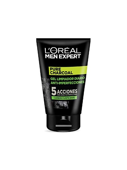 Gel detergente purificante al carbone puro L'Orï¿½ï¿½al Paris MEN EXPERT, 100ml