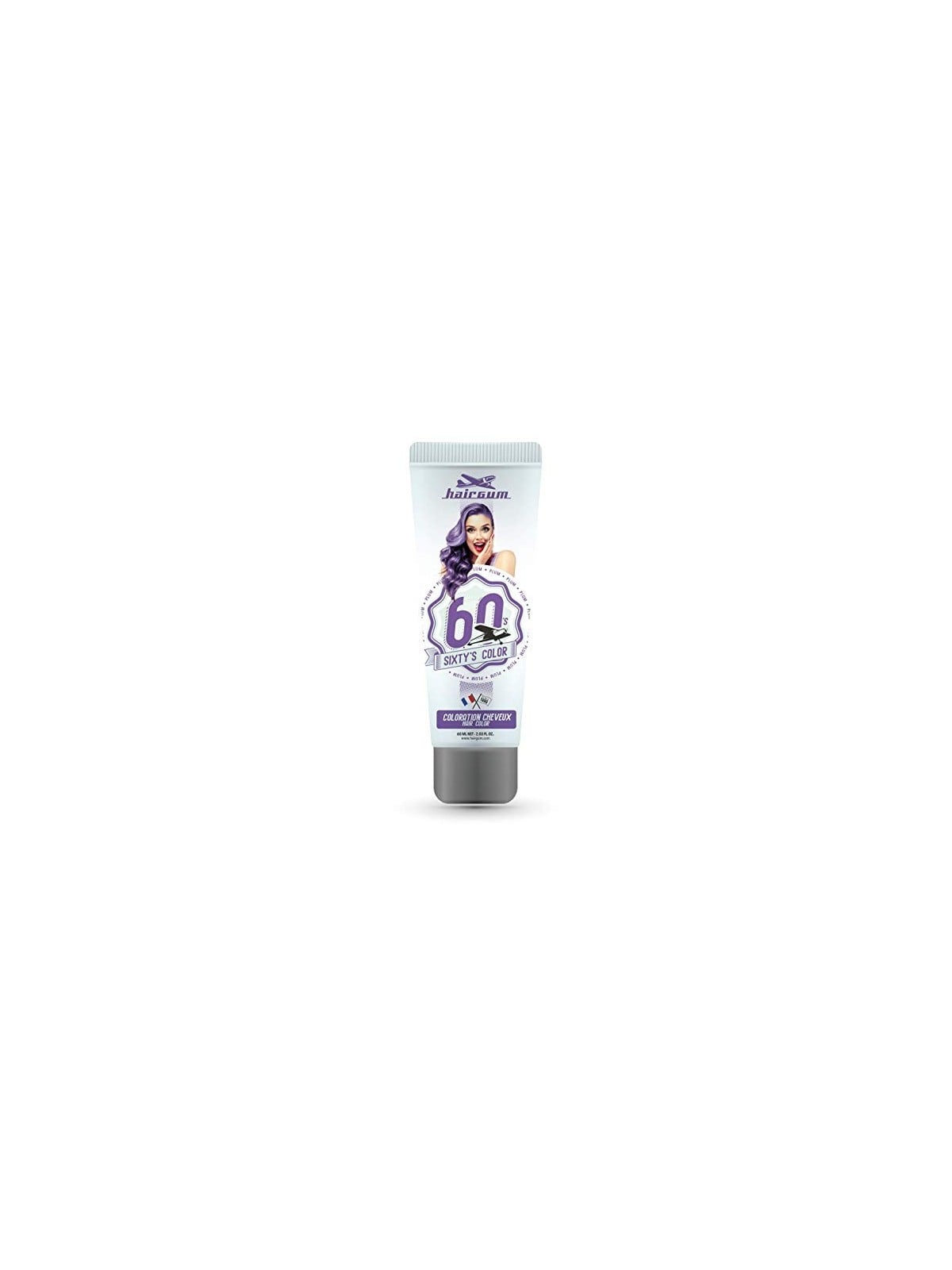 Hairgum SIXTYS COLOR colore per capelli prugna donna
