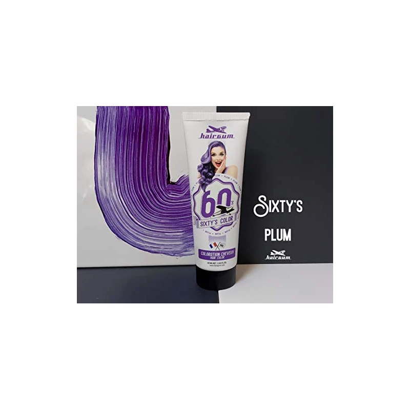 Hairgum SIXTYS COLOR colore per capelli prugna donna