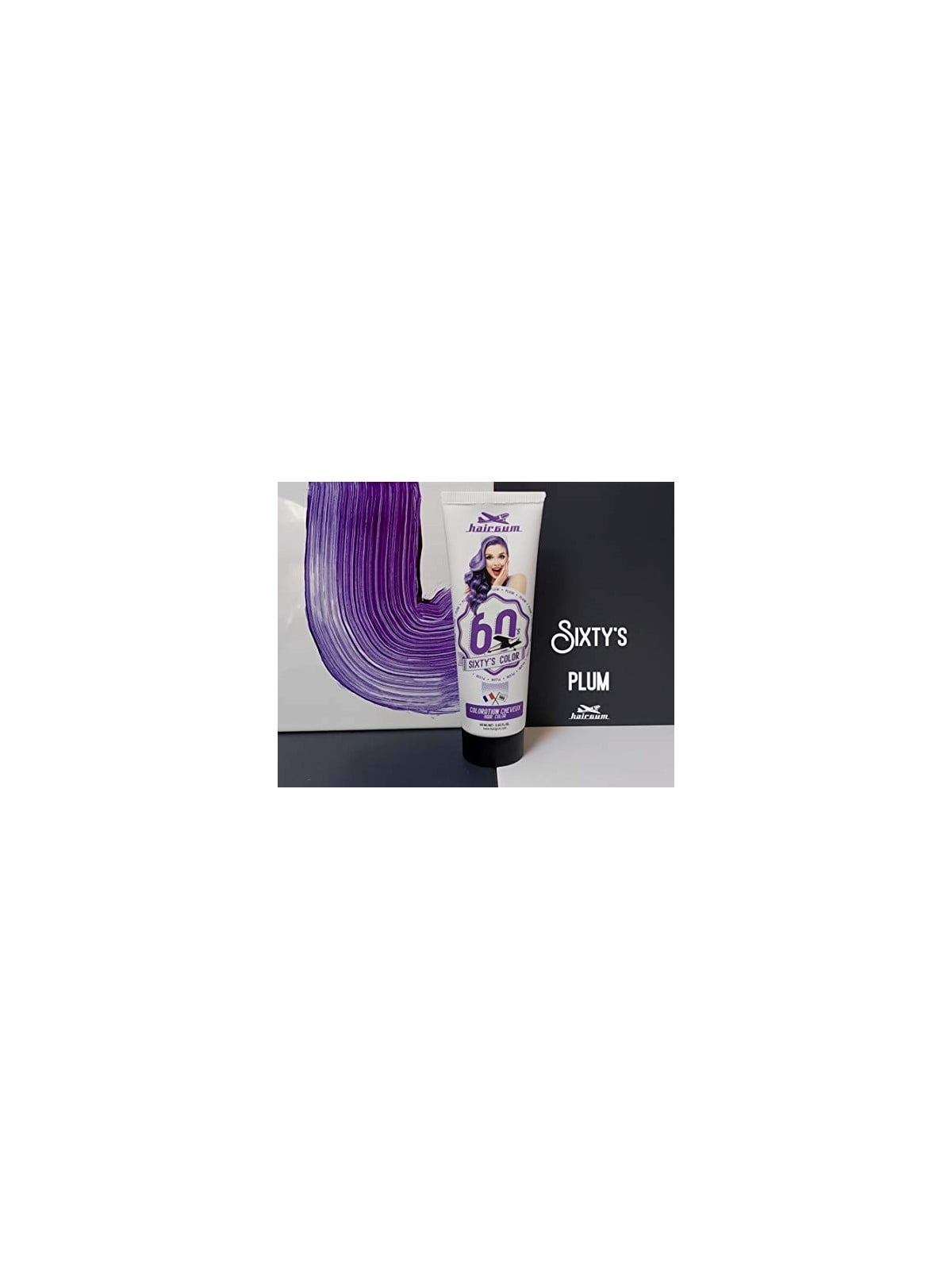 Hairgum SIXTYS COLOR colore per capelli prugna donna