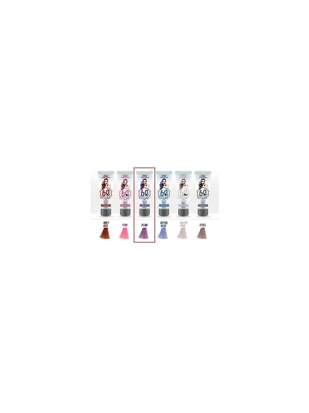 Hairgum SIXTYS COLOR colore per capelli prugna donna