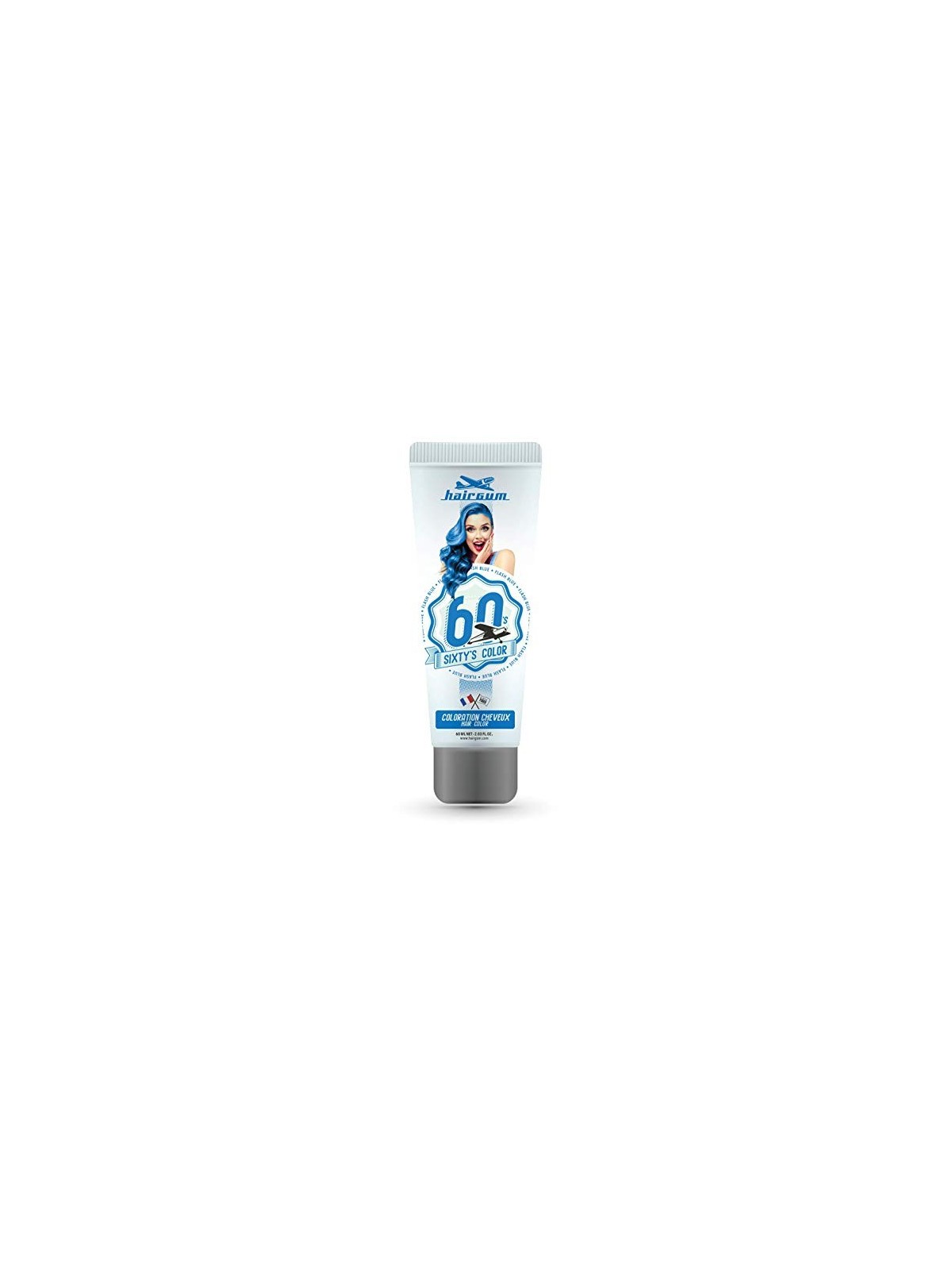Hairgum SIXTYS COLOR colore per capelli flash blue donna