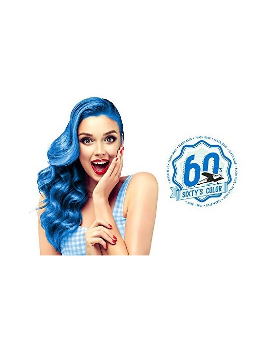 Hairgum SIXTYS COLOR colore per capelli flash blue donna