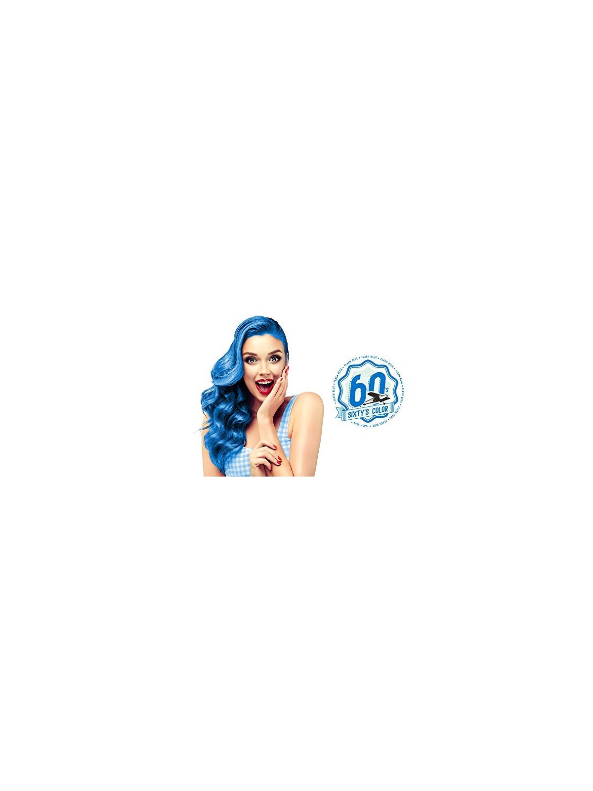 Hairgum SIXTYS COLOR colore per capelli flash blue donna