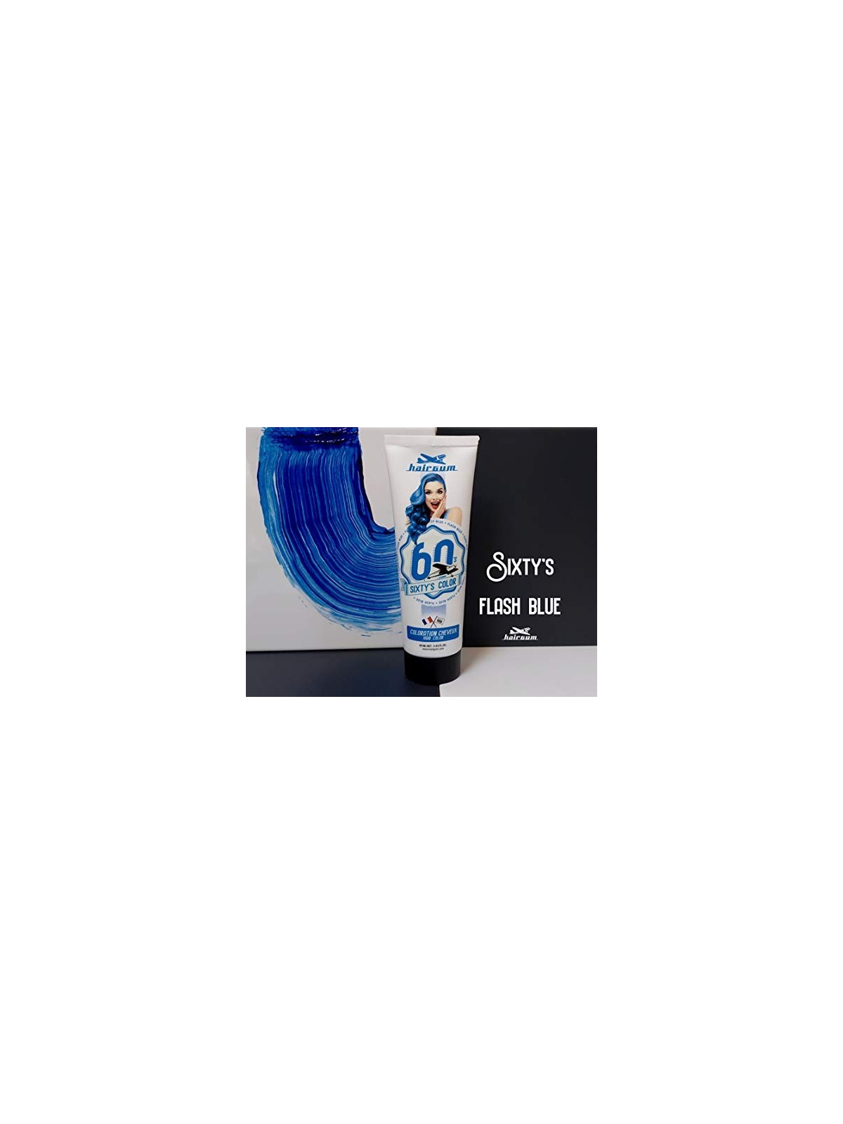 Hairgum SIXTYS COLOR colore per capelli flash blue donna