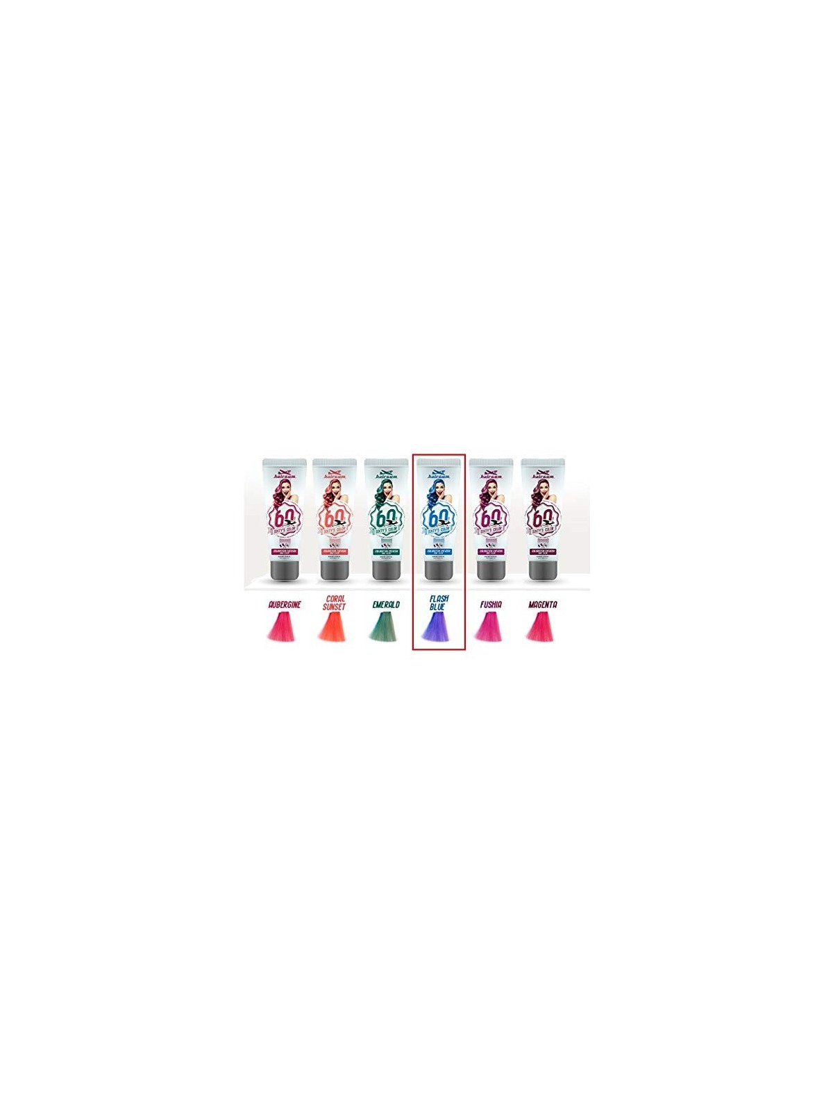 Hairgum SIXTYS COLOR colore per capelli flash blue donna