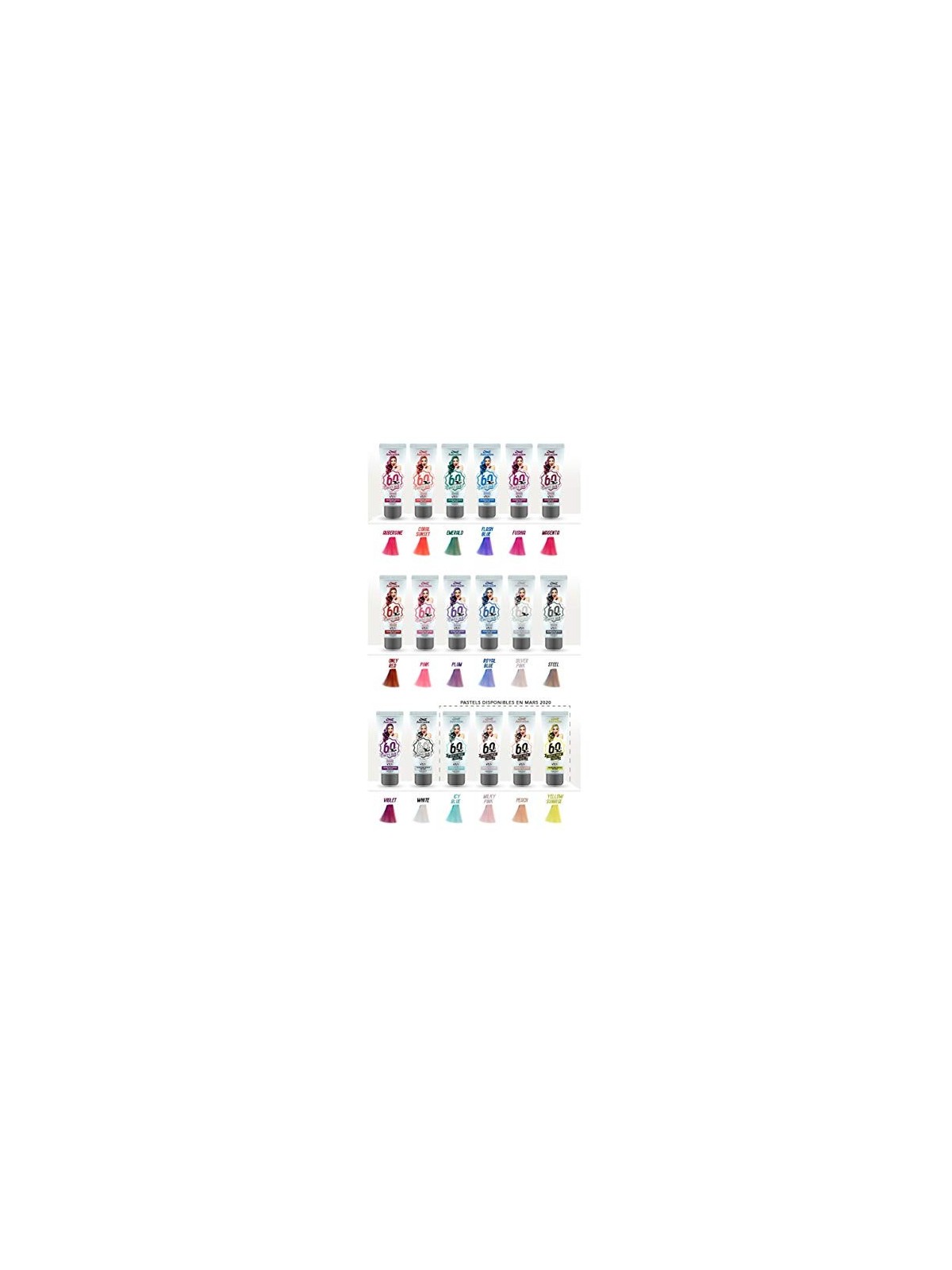 Hairgum SIXTYS COLOR colore per capelli flash blue donna