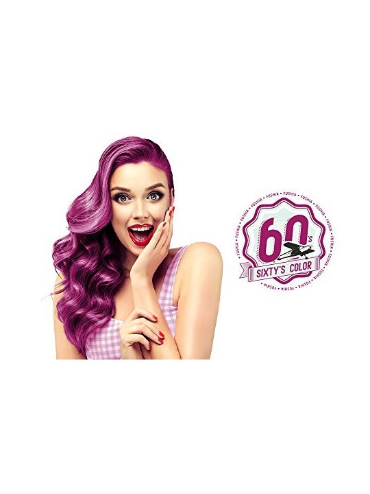Hairgum SIXTYS COLOR colore per capelli fucsia donna