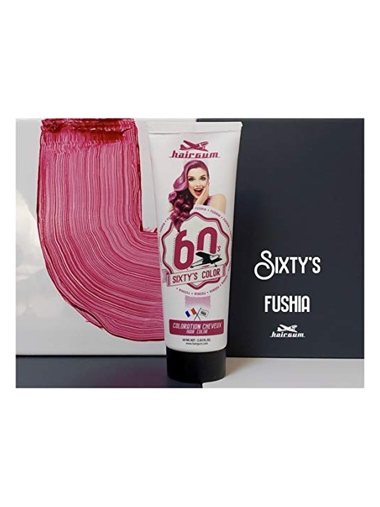 Hairgum SIXTYS COLOR colore per capelli fucsia donna