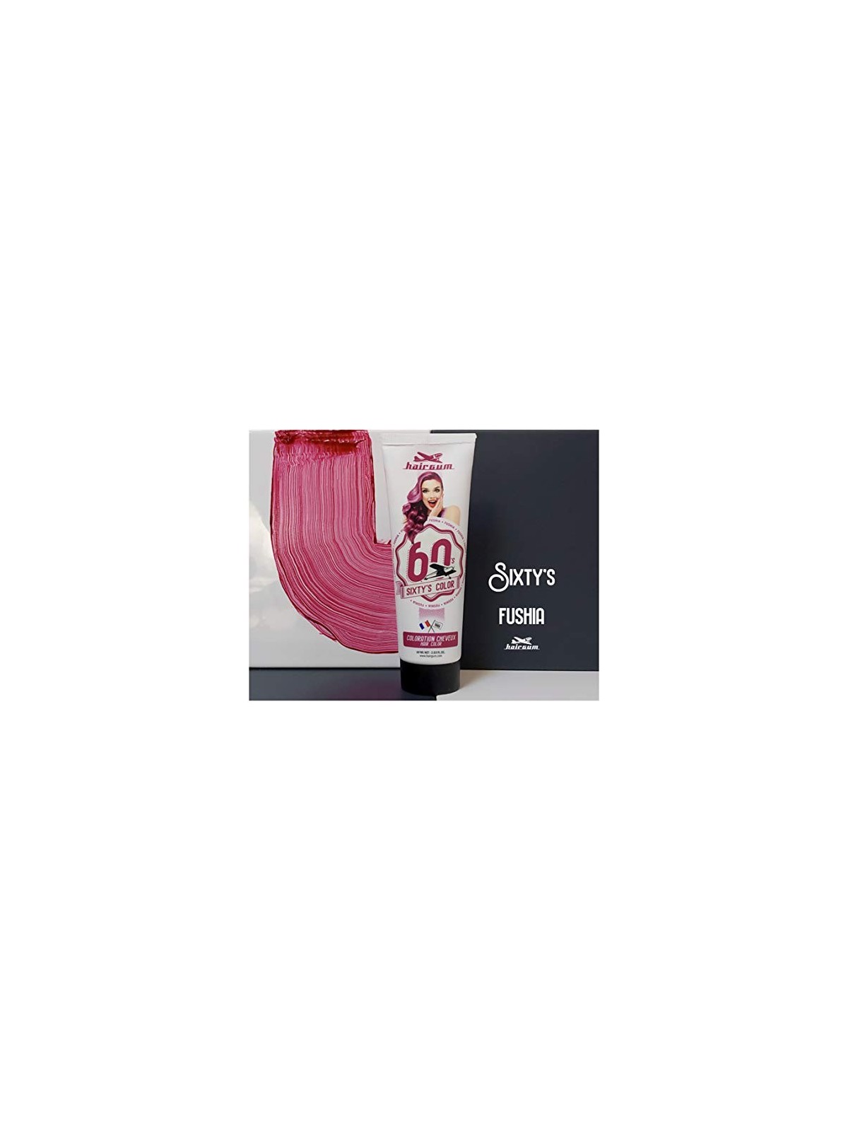 Hairgum SIXTYS COLOR colore per capelli fucsia donna
