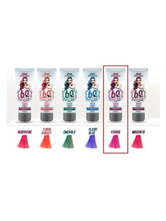 Hairgum SIXTYS COLOR colore per capelli fucsia donna