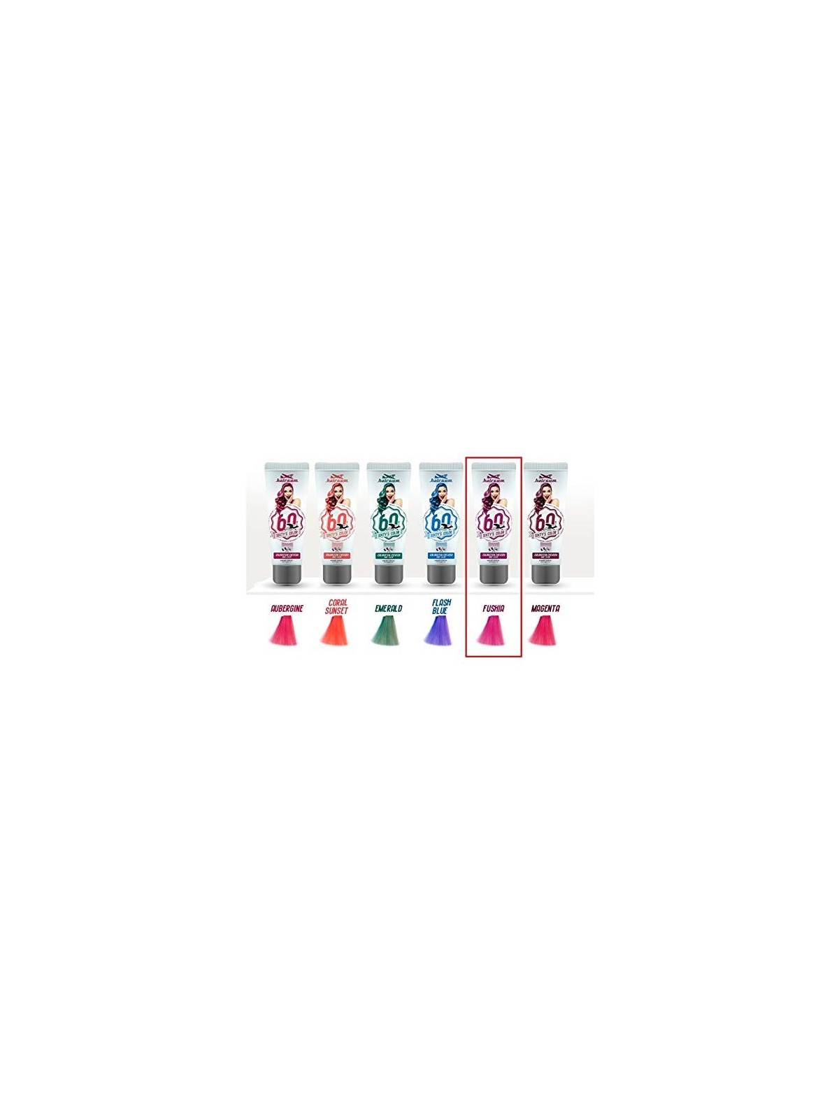 Hairgum SIXTYS COLOR colore per capelli fucsia donna