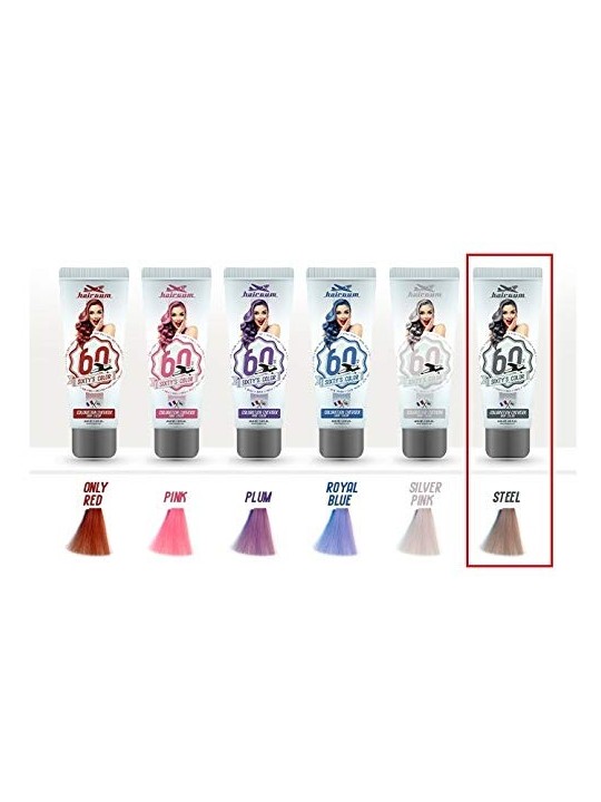Hairgum SIXTYS COLOR colore per capelli acciaio donna