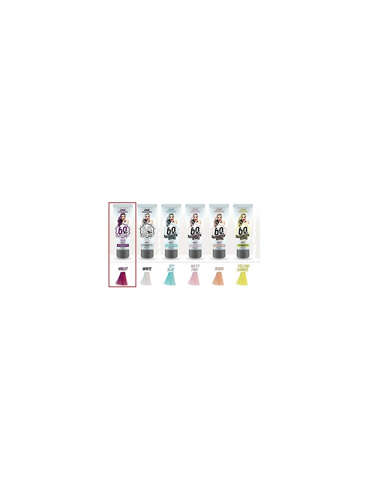 Hairgum SIXTYS COLOR colore per capelli viola donna