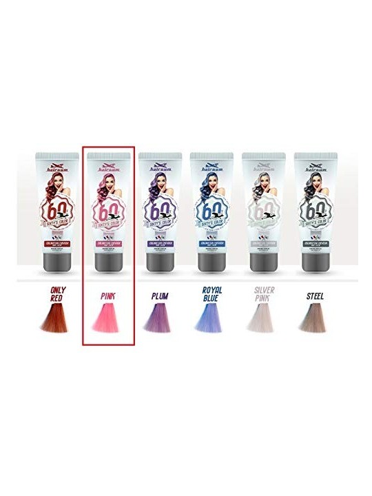 Hairgum SIXTYS COLOR colore per capelli rosa donna