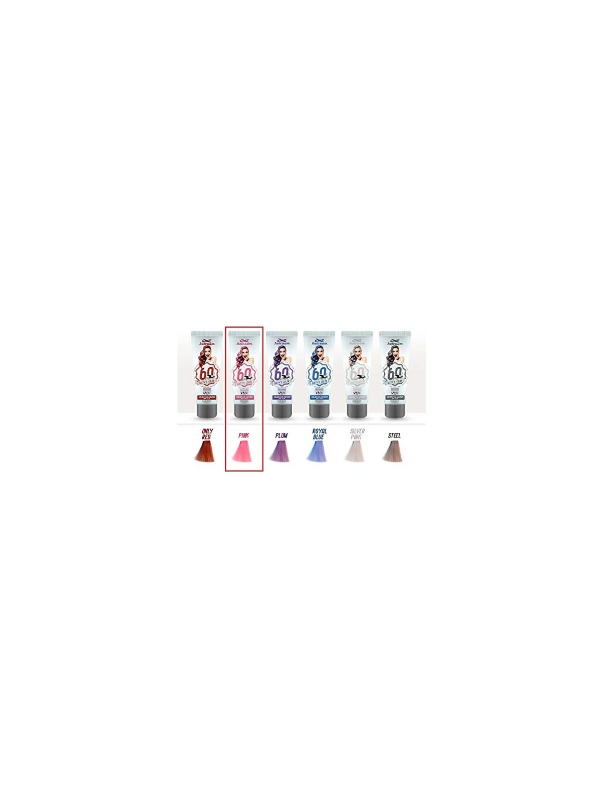 Hairgum SIXTYS COLOR colore per capelli rosa donna
