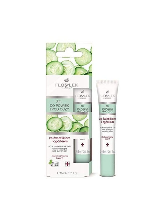 Gel per palpebre e sotto gli occhi con lucernario e cetriolo 15ml