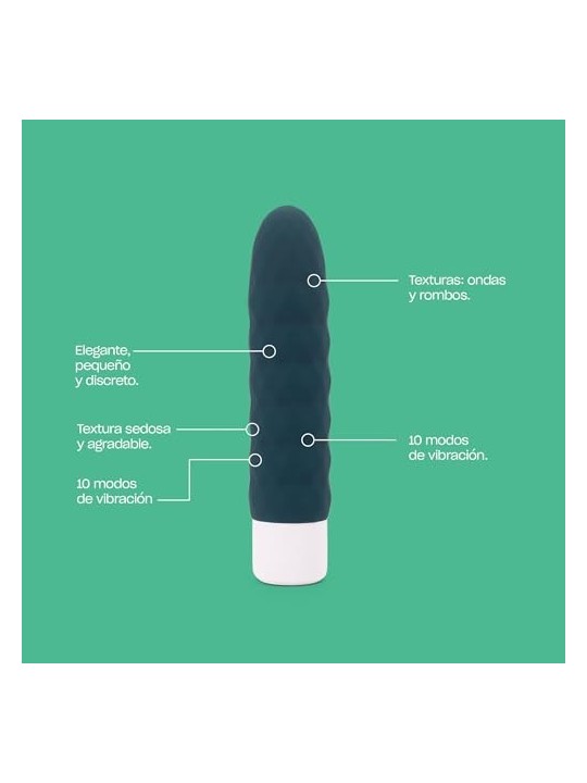 Vibratore vaginale verde PIPO Platanomelï¿½ï¿½n