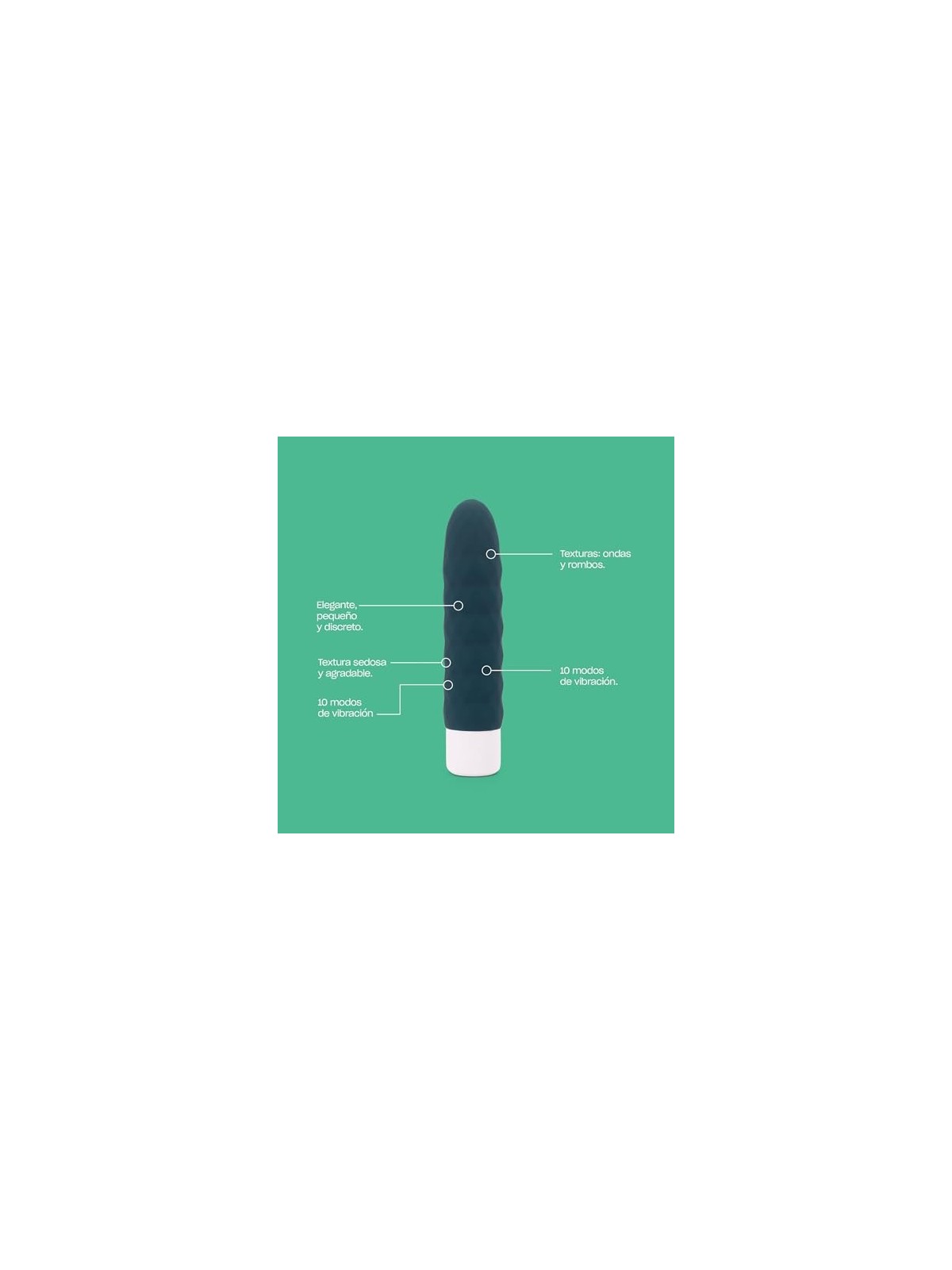 Vibratore vaginale verde PIPO Platanomelï¿½ï¿½n