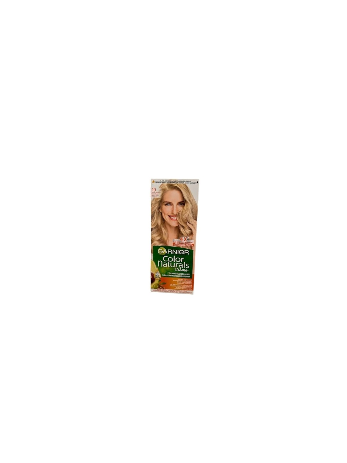 Tintura per capelli GARNIER Color Naturals 10 Biondo Molto Molto Chiaro