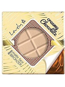 LOVELY Creamy Chocolate Deep Matte Face Bronzer polvere abbronzante opaca al cioccolato per viso e corpo 9g