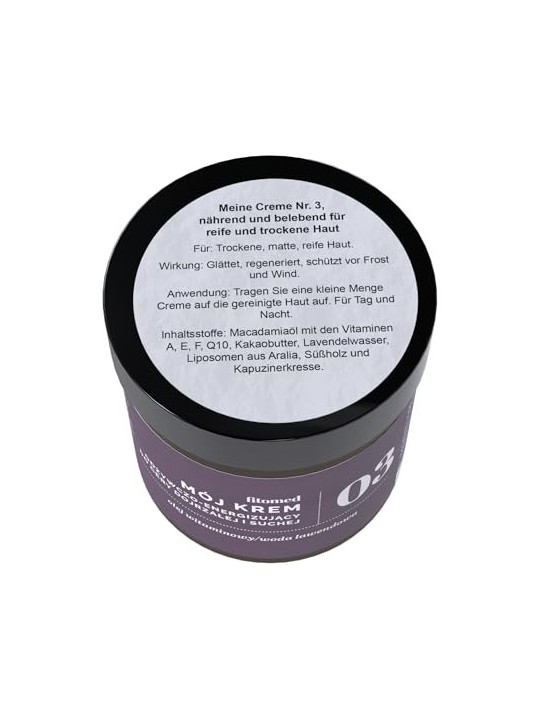 FITOMED Moj Crema N3 nutriente ed energizzante per pelli secche 55g