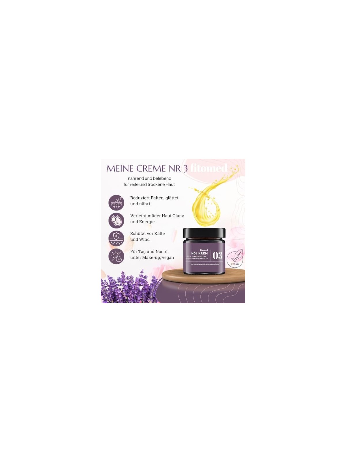 FITOMED Moj Crema N3 nutriente ed energizzante per pelli secche 55g