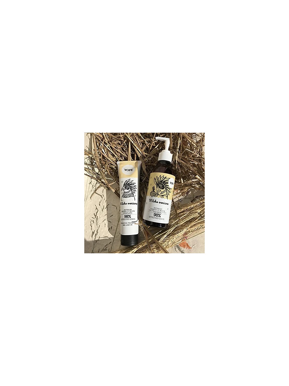 YOPE SET shampoo naturale per capelli Latte d'Avena