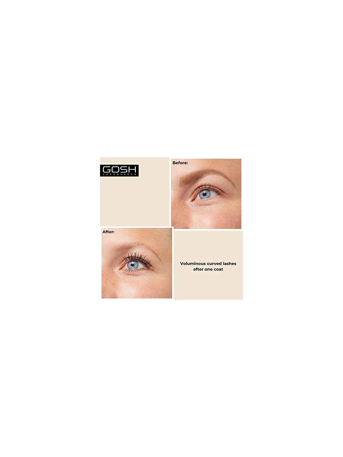 Gosh Catchy Eyes Drama Mascara donna 10ml 001 Extreme Black