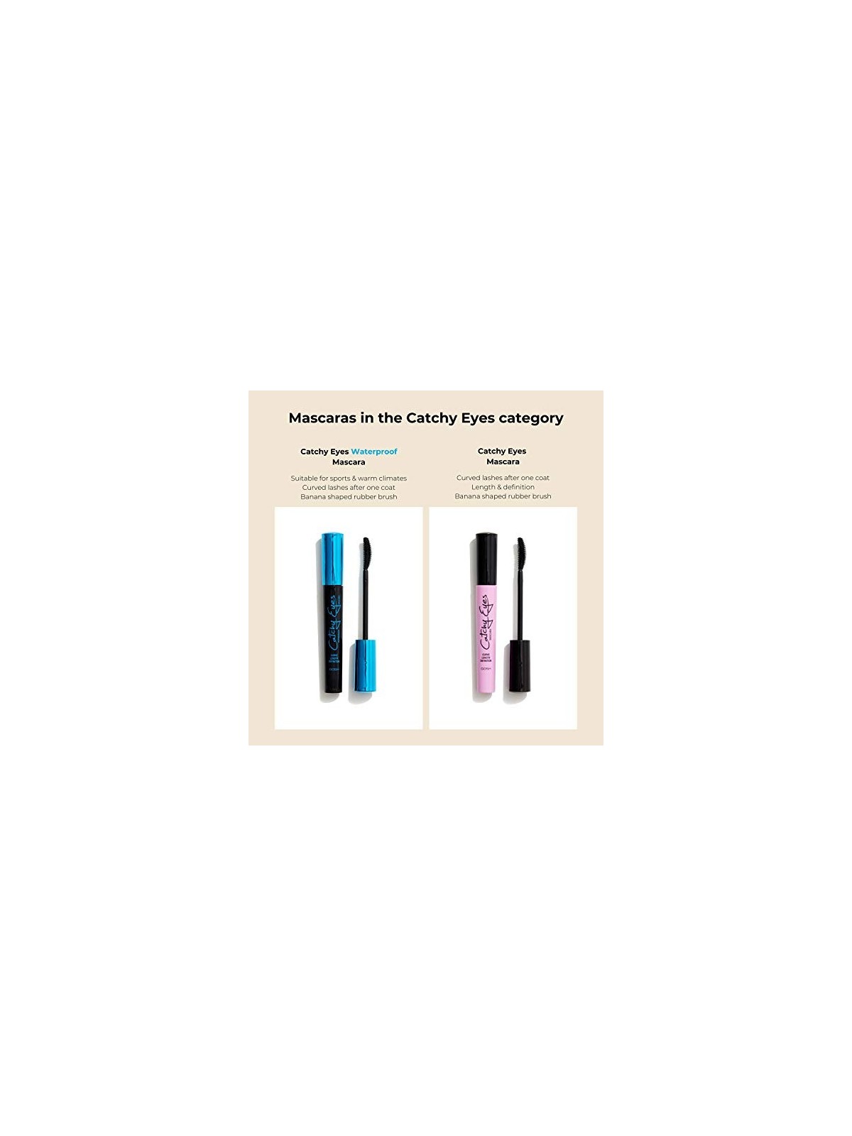 Gosh Catchy Eyes Drama Mascara donna 10ml 001 Extreme Black