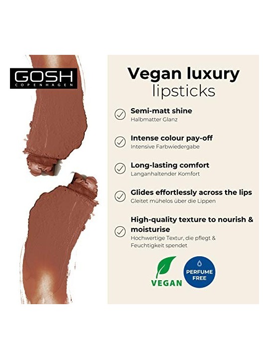 Gosh Luxury Labbra Nude 004-Exposed 4g unisex