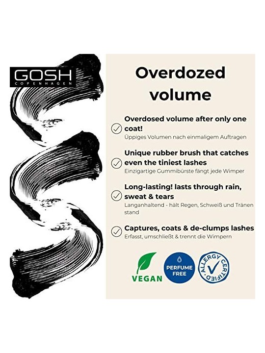 Gosh Boombastic Overdose Mascara donna 13ml 001 Extreme Black