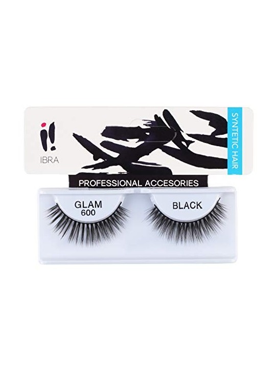 Ciglia finte su striscia Glam 600 Black