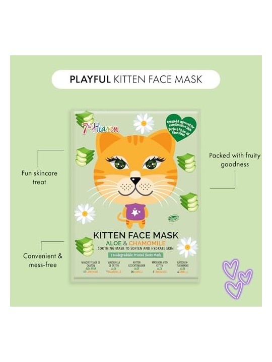 Maschera viso 7th Heaven ANIMAL KITTEN unisex